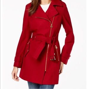 Red Michael Kors Coat